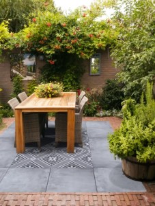 Ceramiton Fiorde 60x60x4cm Designo Flower A. van Elk bv